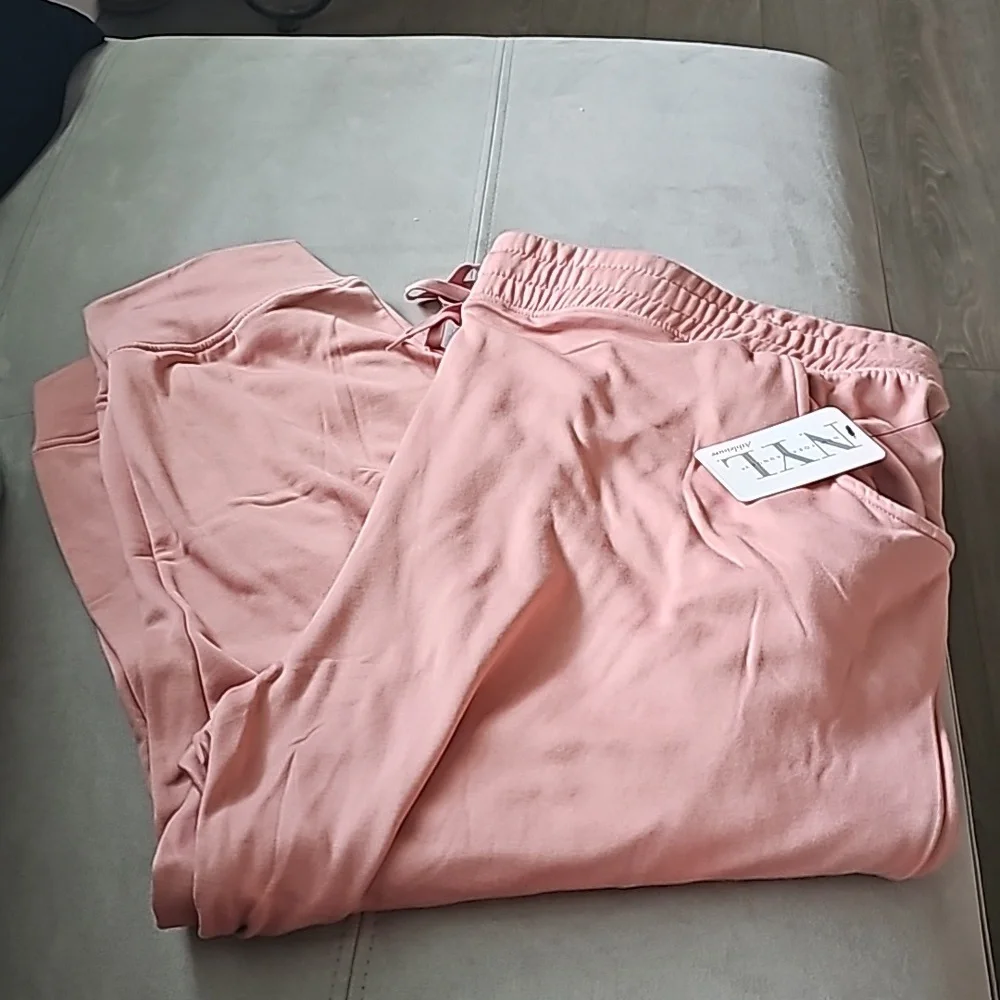 New York Laundry Pink Lounge Pants Plus Size 3X - Picture 6 of 7